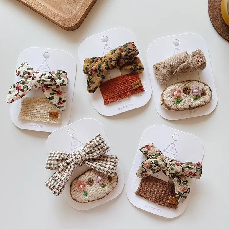 Girls Cute Bow Hair Clip