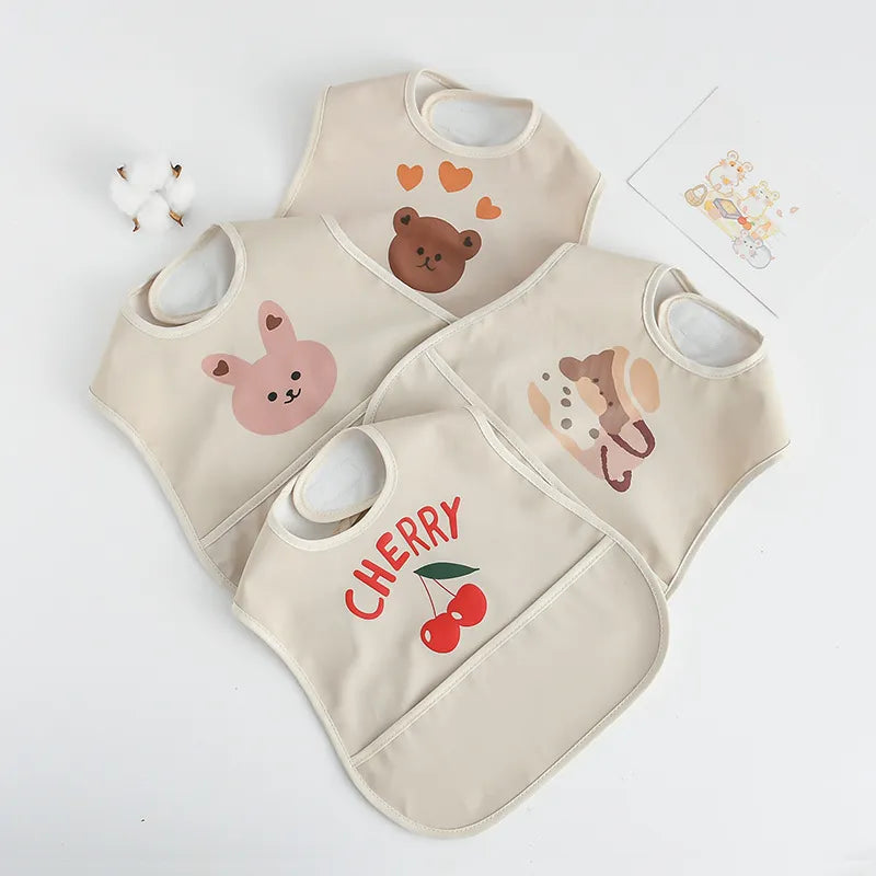 Cartoon Baby Feeding Bibs