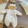 Warm Hooded Fleece Jumpsuit