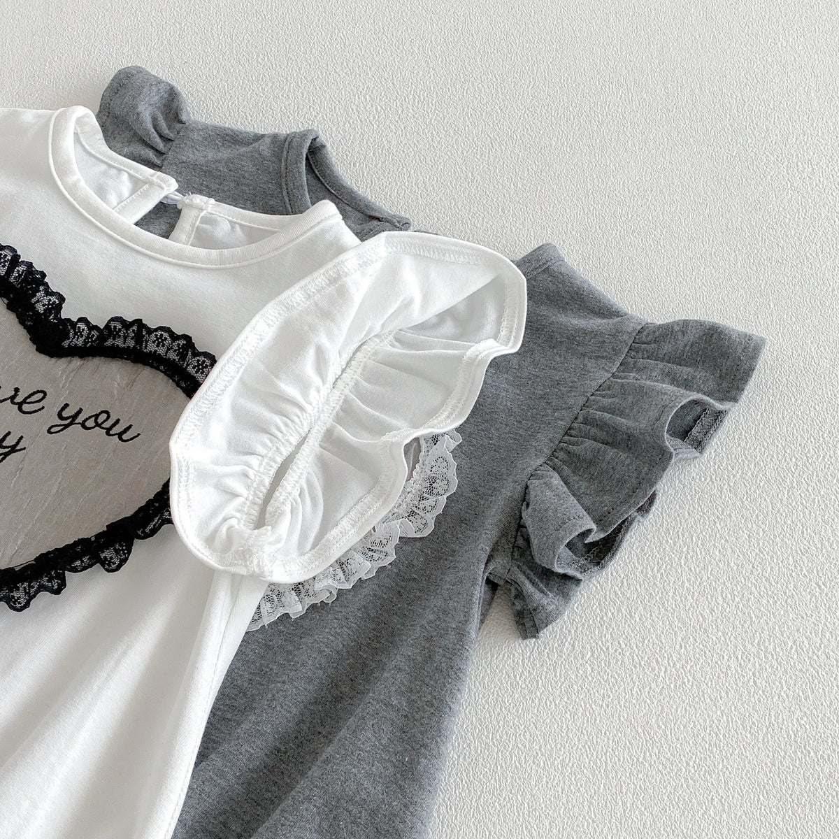 Lace Heart Romper