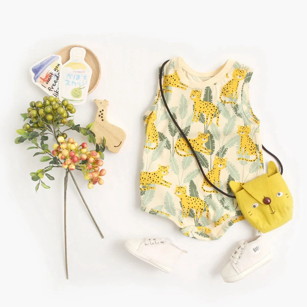 Jungle Leopard Cotton Outfit
