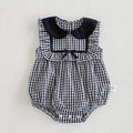 Sleeveless Square Top Romper