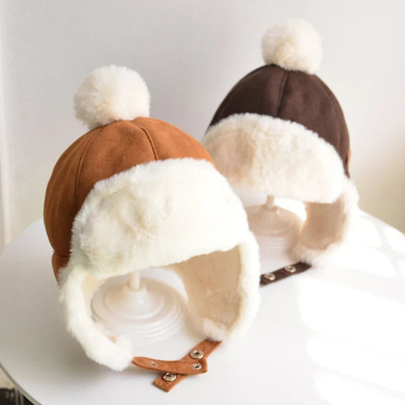Kids Mongolian Winter Hat