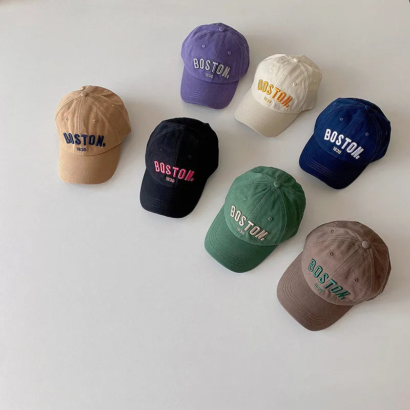 Boston Embroidered Baseball Cap
