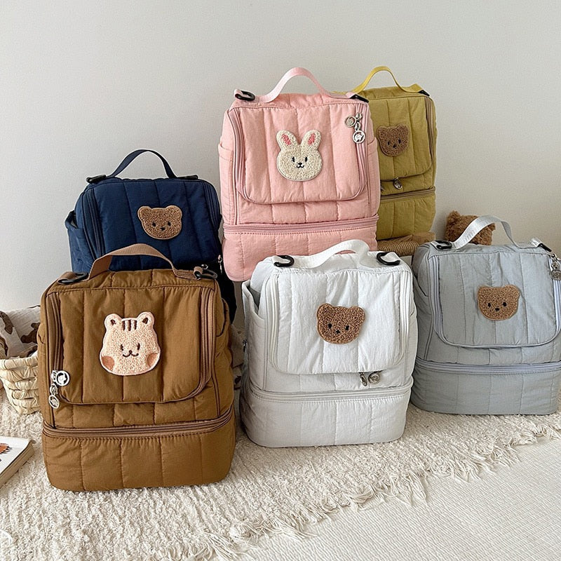Insulated Double Level Cooler Lunch Bag