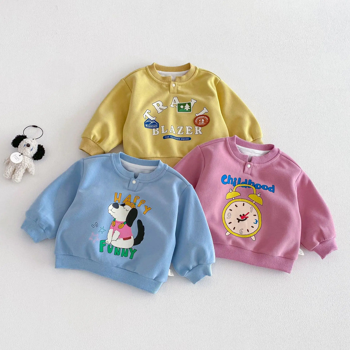 Cartoon Printed Jogger Set