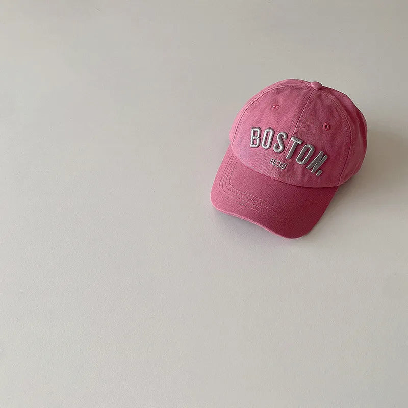 Boston Embroidered Baseball Cap