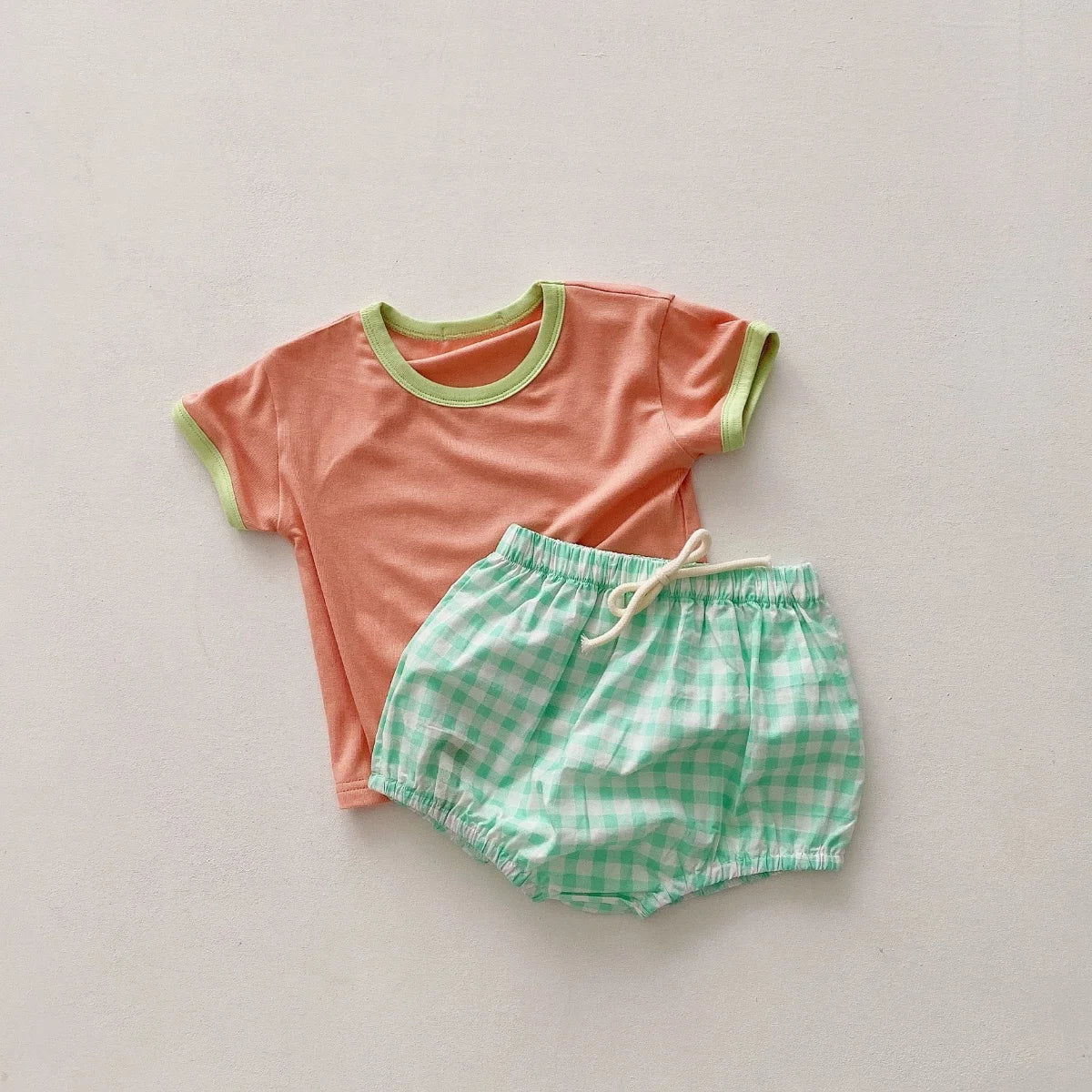 Minnie Print Baby Girls' T-shirt: Simple and Cute Cartoon Tee