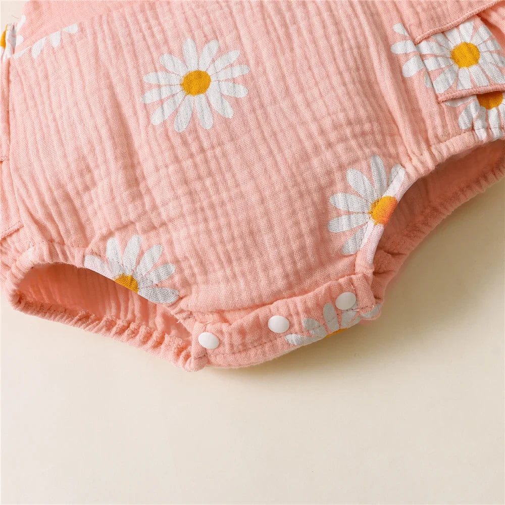 Daisy Printed Romper Set