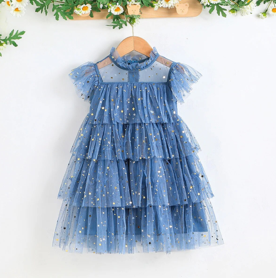 Elegant Lace Sequins Tulle Party Dress