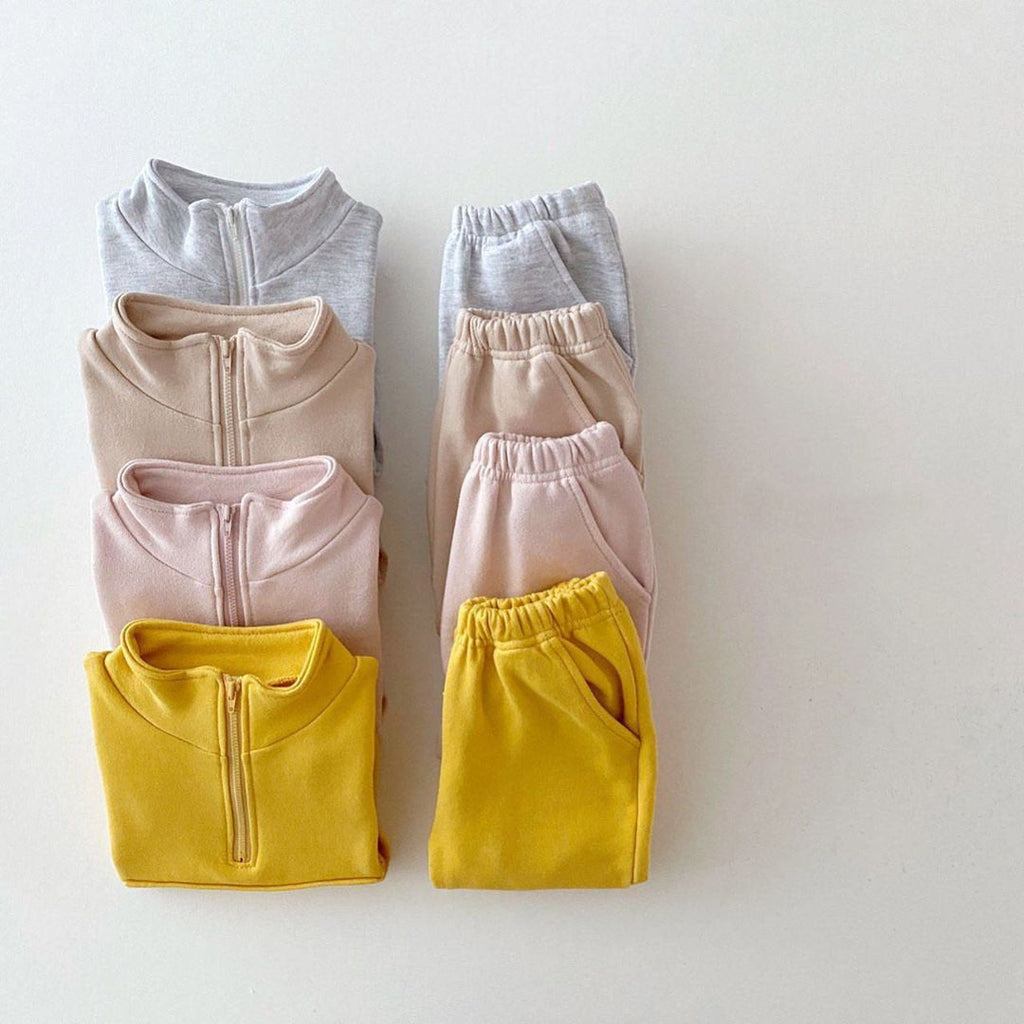 Kids High Neck Jogger Set