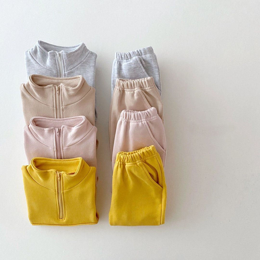 Kids High Neck Jogger Set