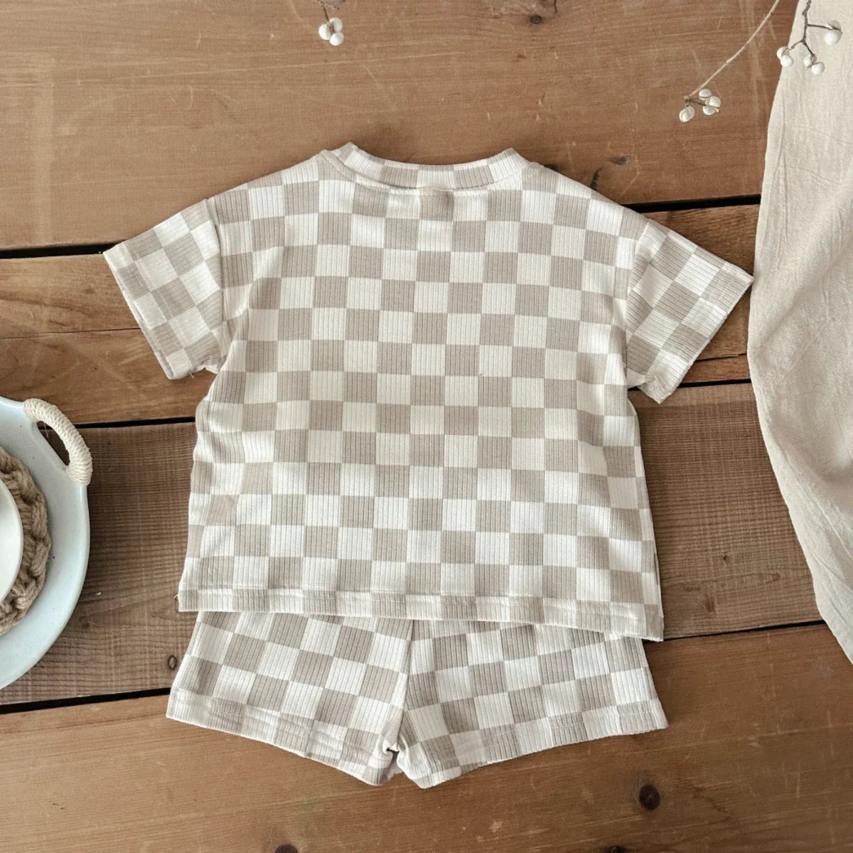 Checkered Shorts Play Set