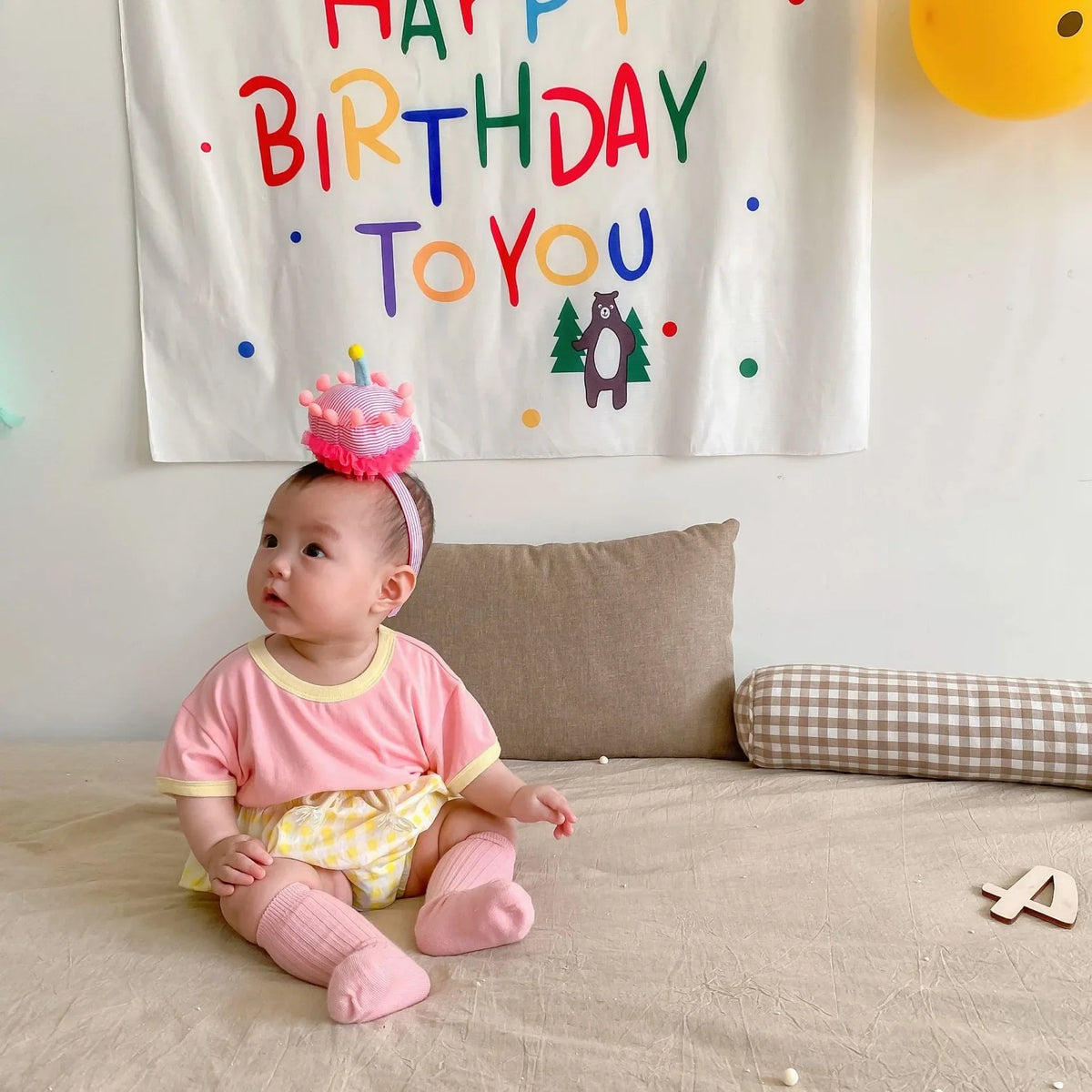 Checkered Playtime Shorts Set