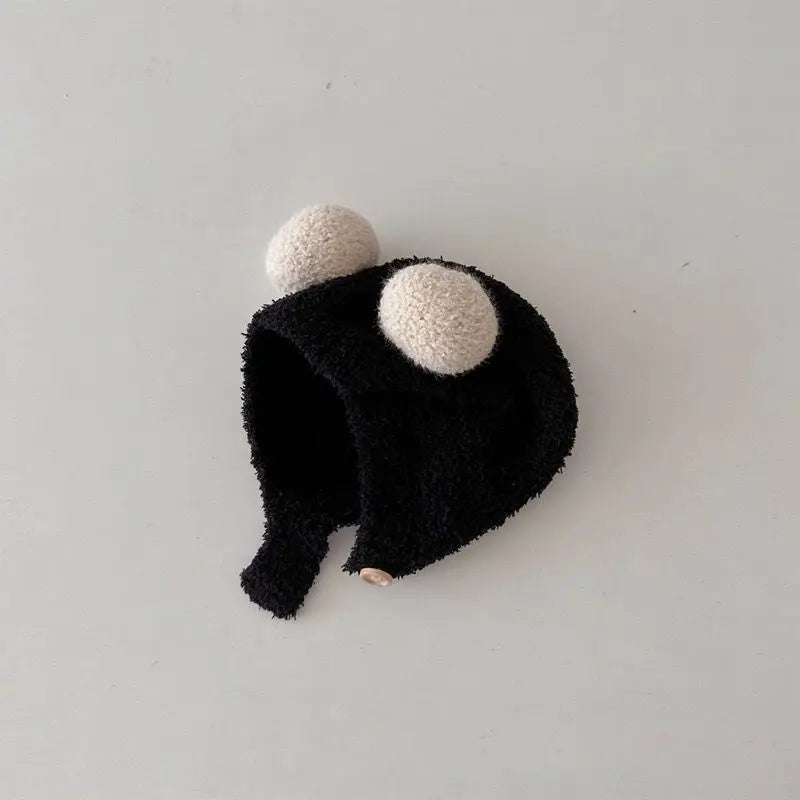 Wool Pom Pom Winter Hat