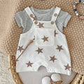 Star Suspender Jumpsuit Set