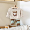 Fuzzy Bear Top Pants Set
