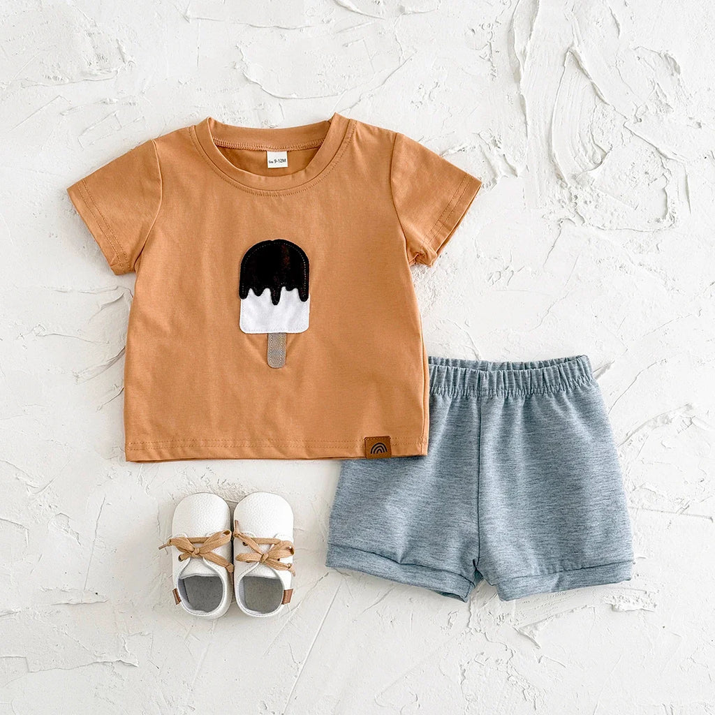 Popsicle Shorts Set