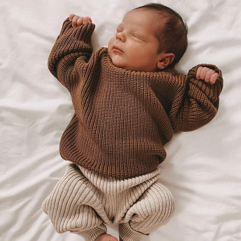Knitted Round Neck Sweater