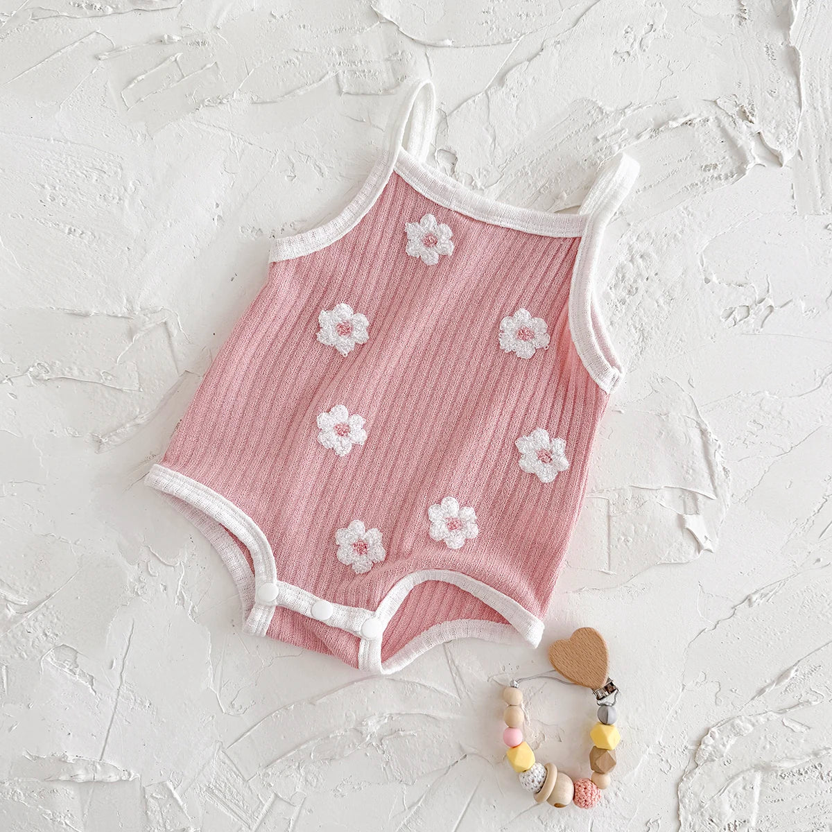 Breathable Camisole Flower Bodysuit