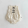 Polka Dot Ribbon Romper