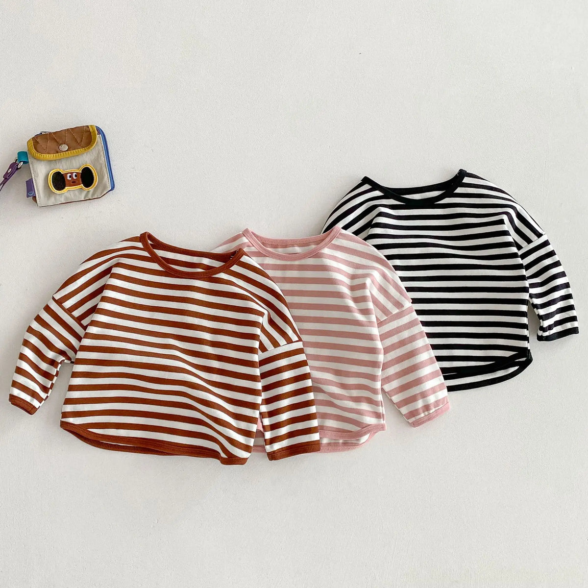 Casual Striped Fall T-shirt