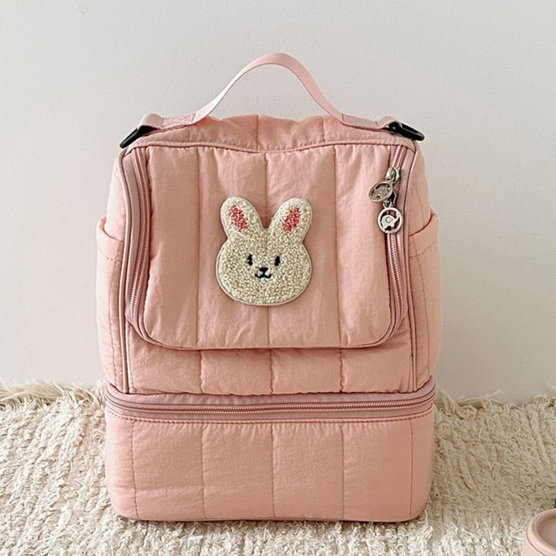 Insulated Double Level Cooler Lunch Bag