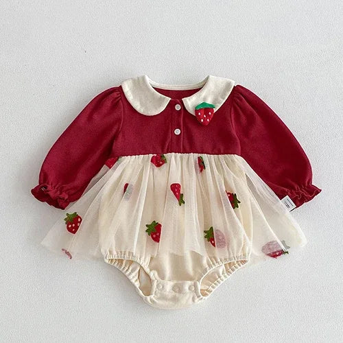 Newborn Christmas Fashion Rompers