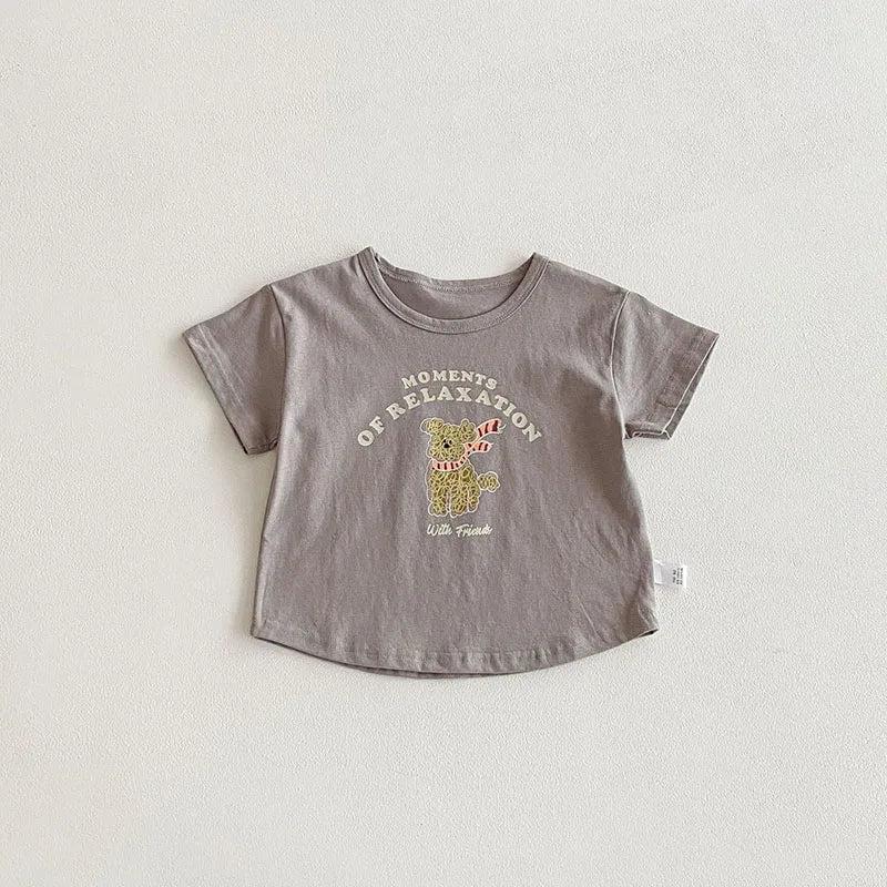 Cartoon Animal Boys T-Shirt