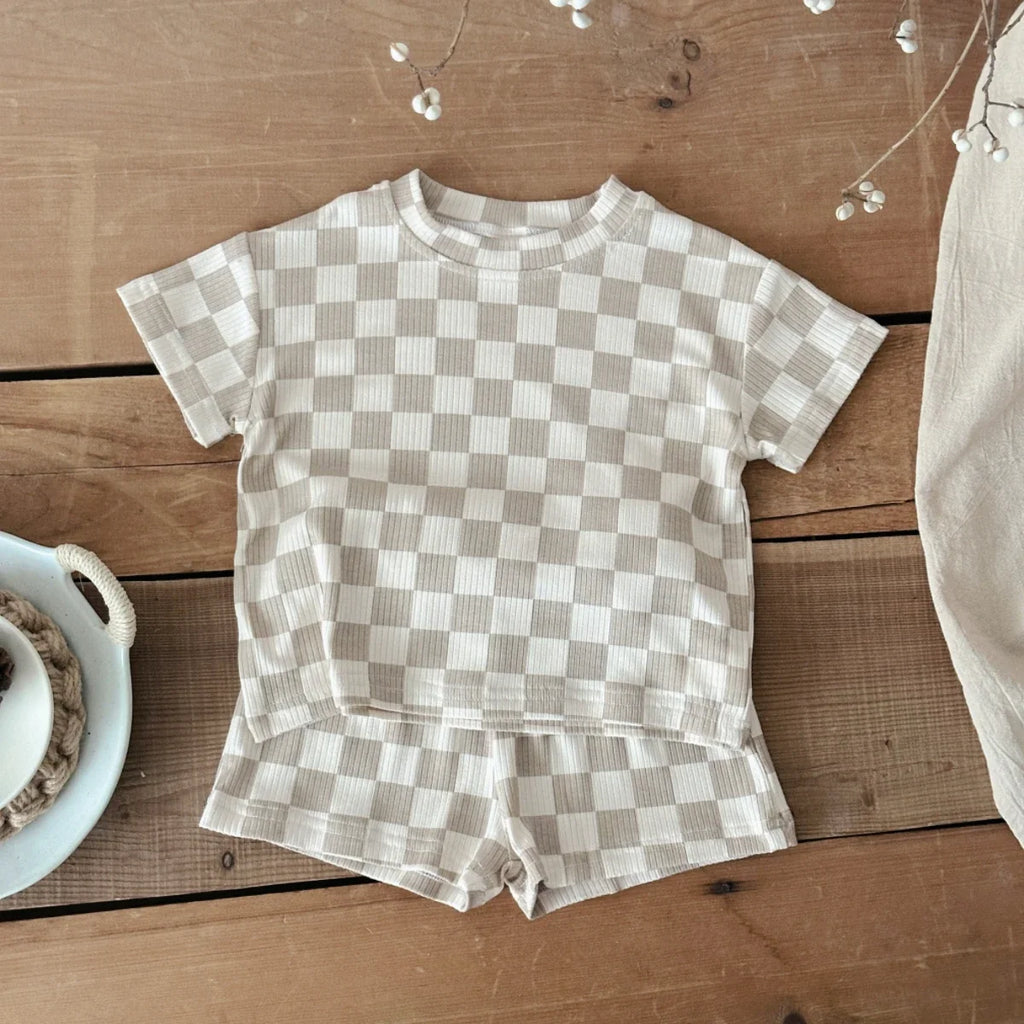 Checkered Shorts Play Set