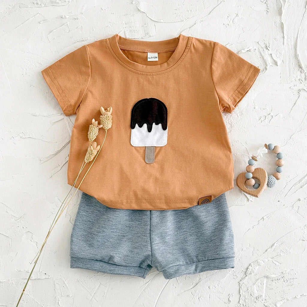 Popsicle Shorts Set