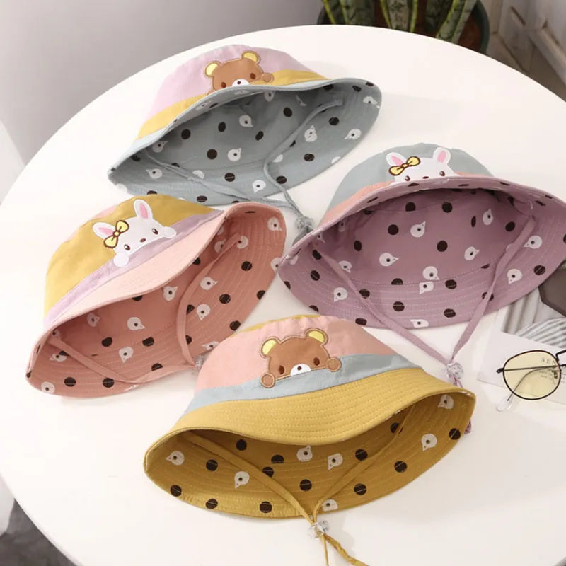 Animal Print Reversible Baby Bucket Hat