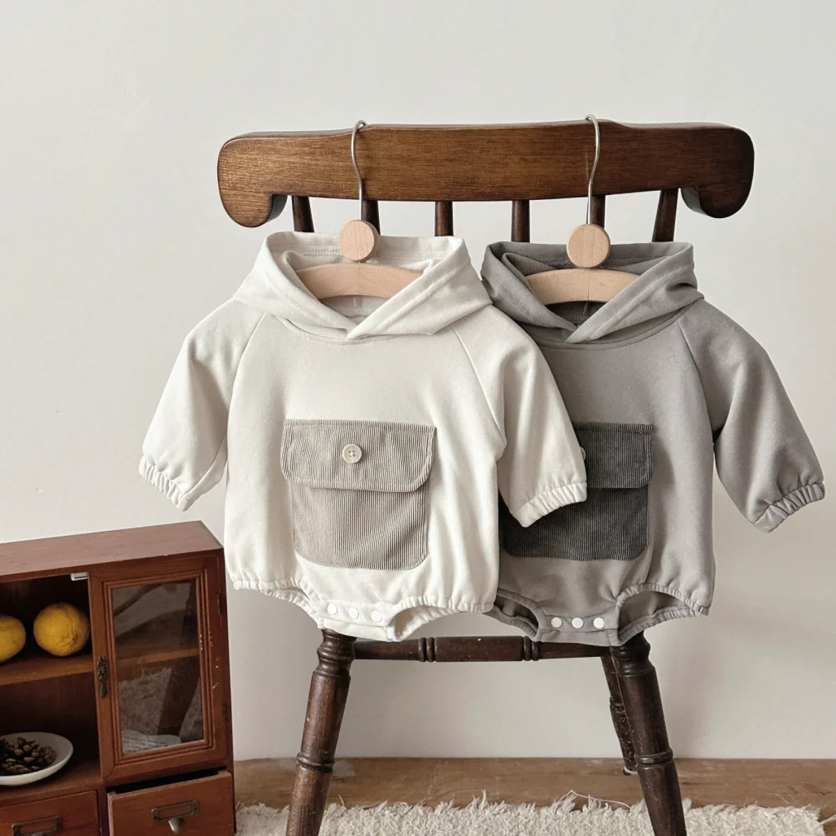 Solo Pocket Hooded Bodysuit