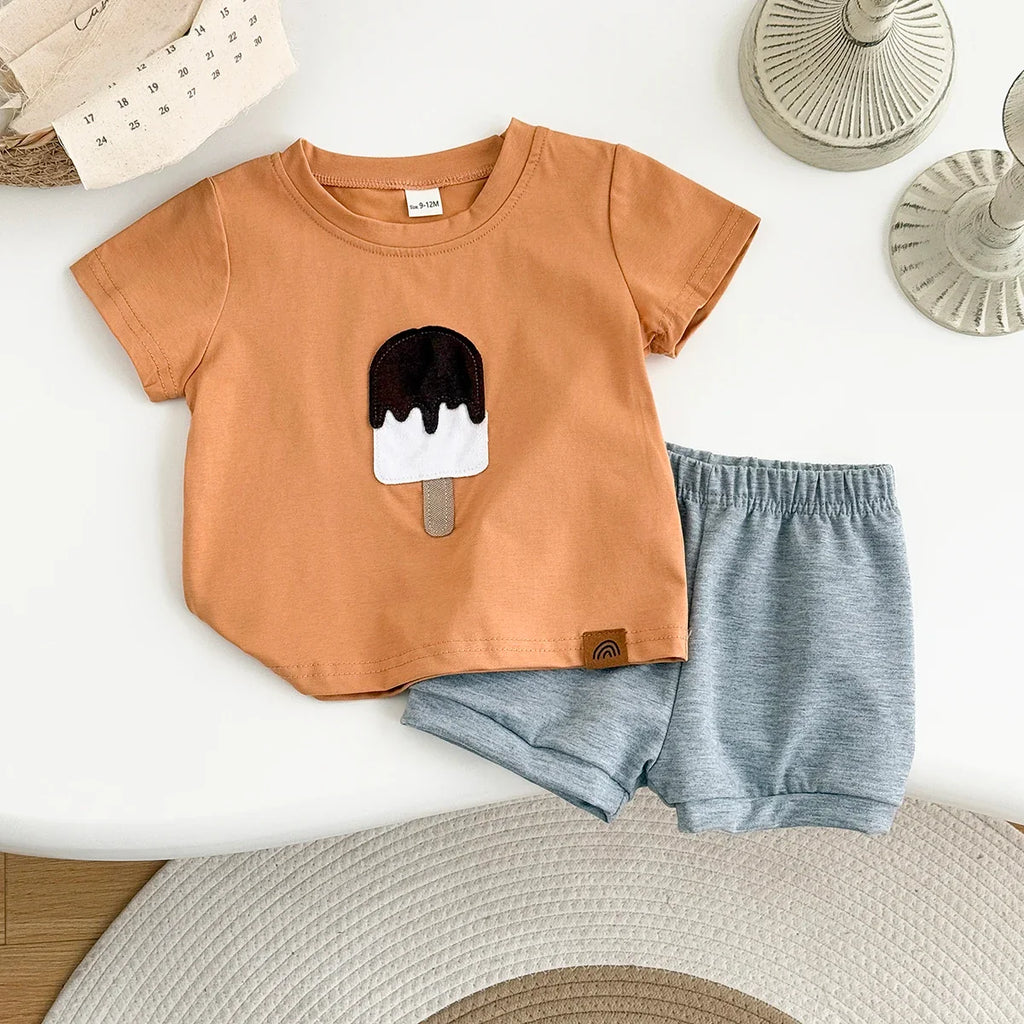 Popsicle Shorts Set