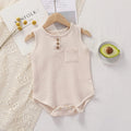 Sleeveless Muslin Bodysuit