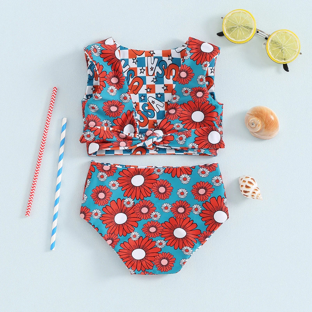 Reversible 2 Piece Swimsuit