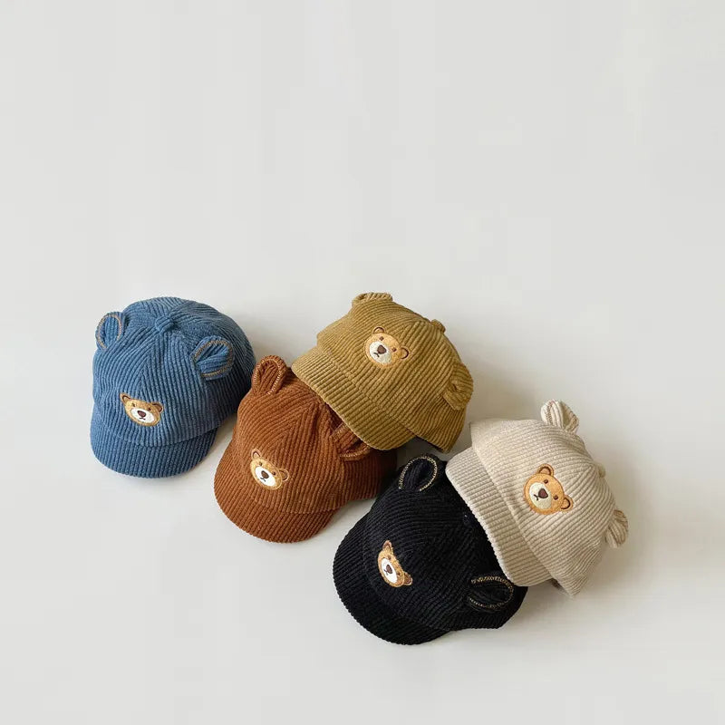 Corduroy Bear Hat