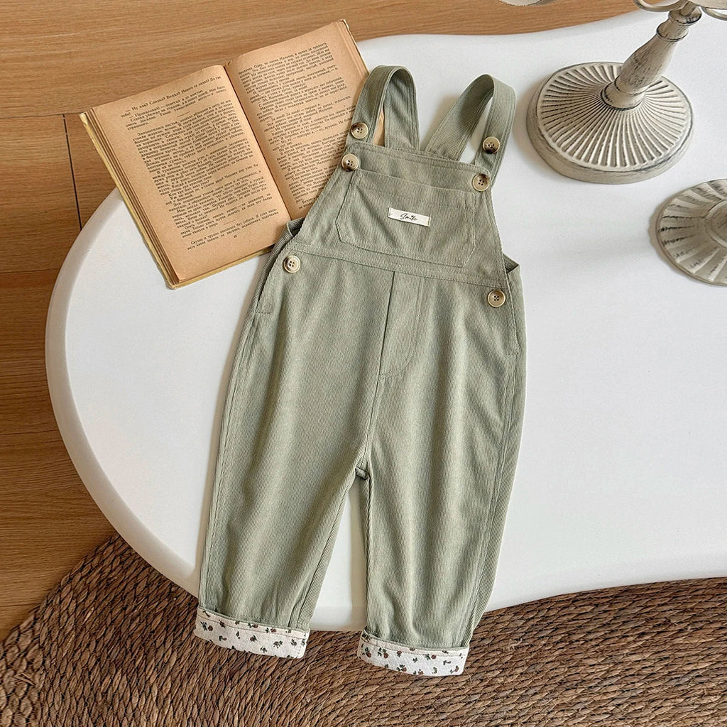 Flower Leg Overalls Jumpsuit