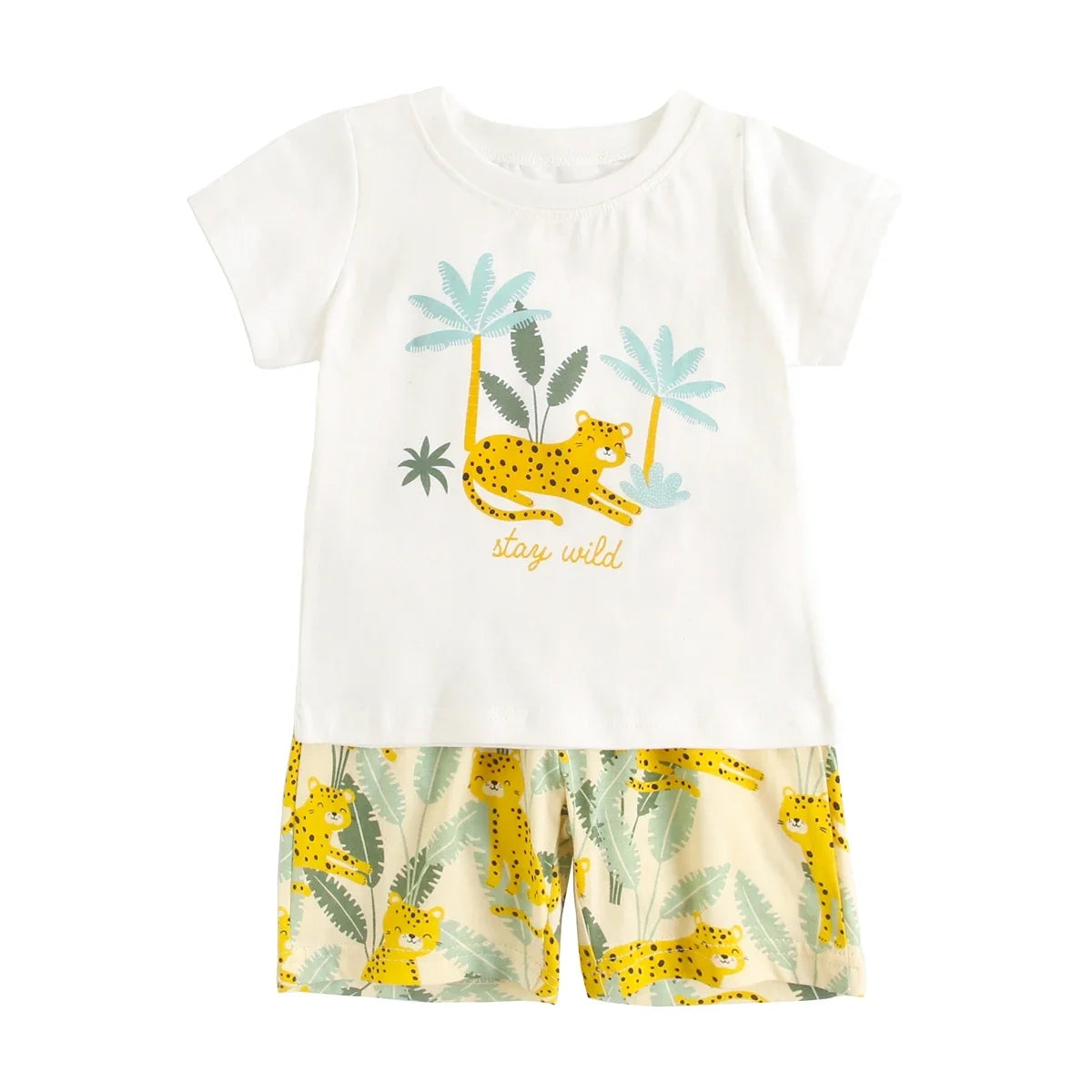 Jungle Leopard Cotton Outfit