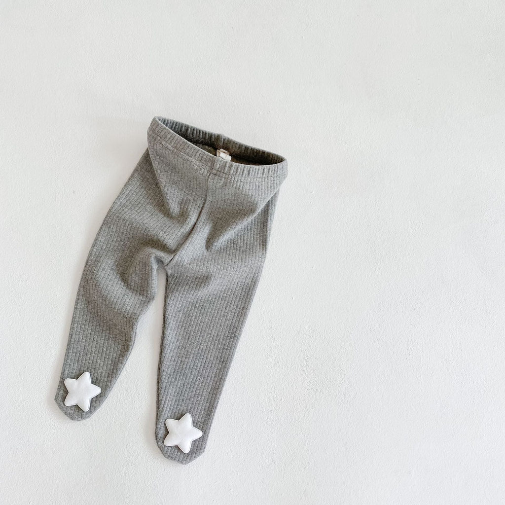 Cute 3D Star Footed Leggings