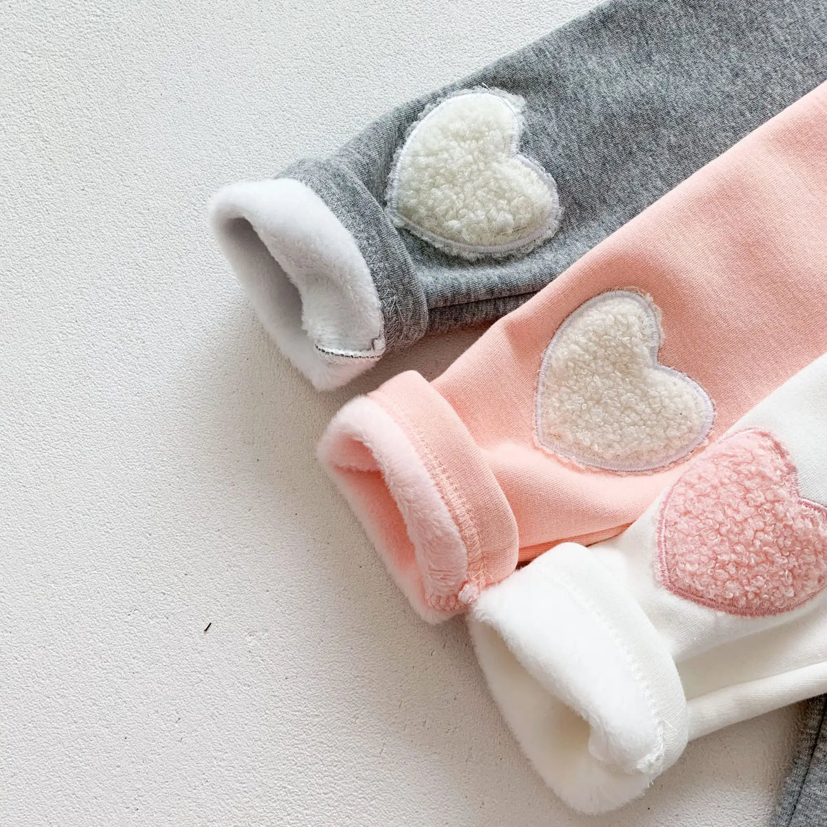 Baby Girl Heart Cotton Pants