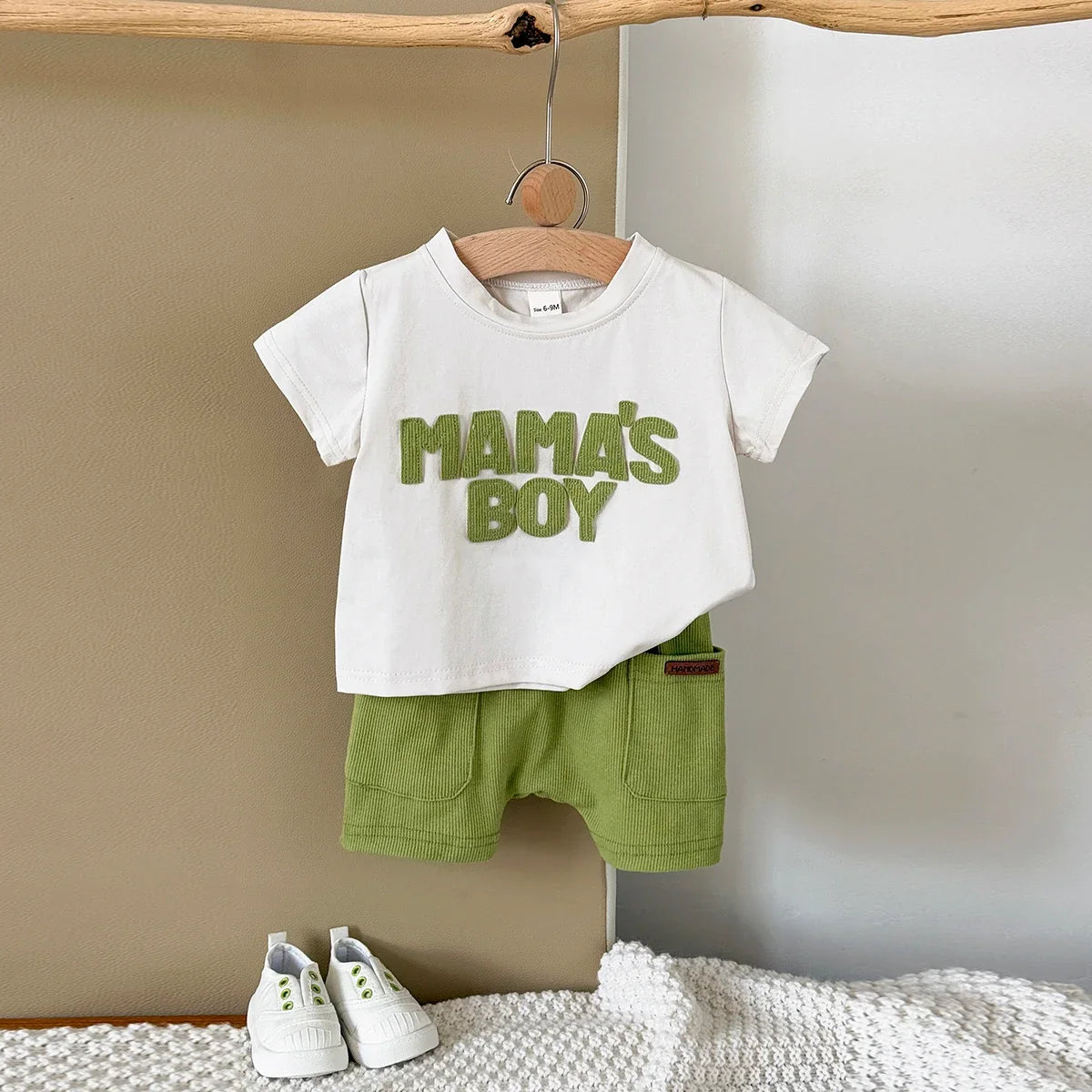 MAMA'S BOY Shorts Set