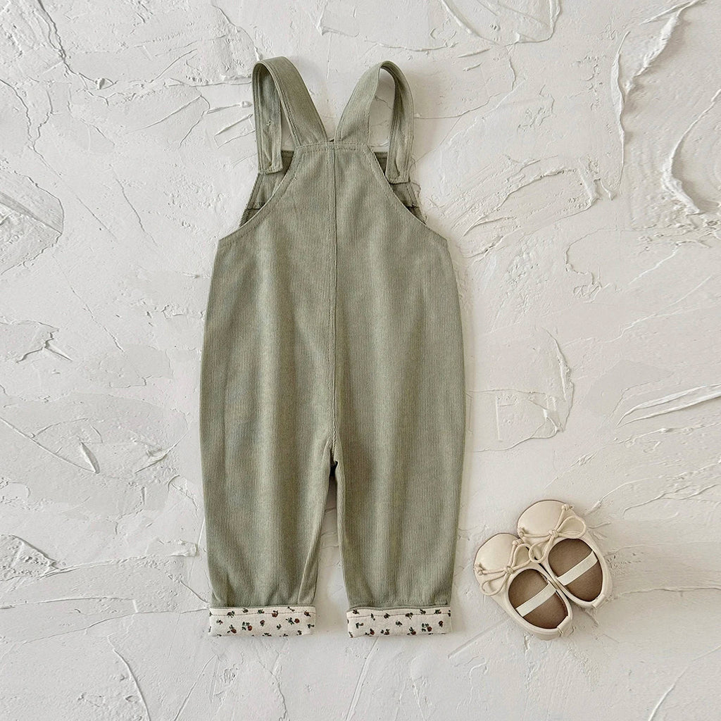 Flower Leg Overalls Jumpsuit