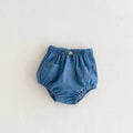 Pocketed Denim Bloomer Shorts