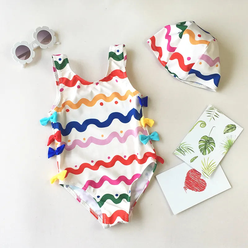 Girls Fancy One-piece Swimsuit
