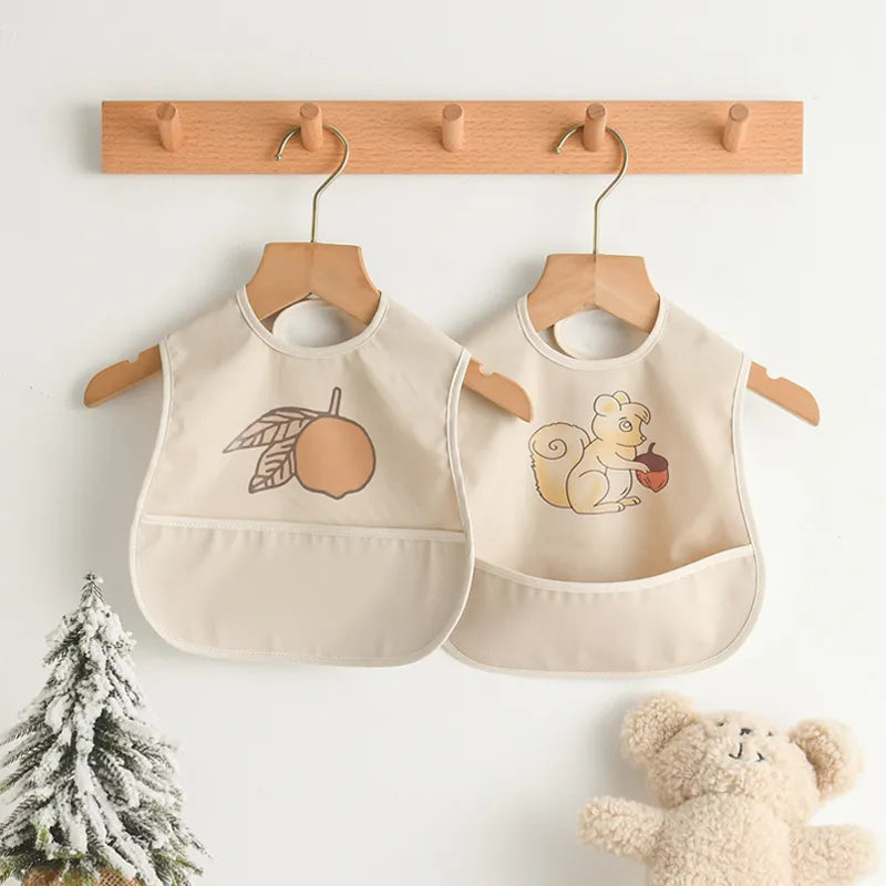 Cartoon Baby Feeding Bibs