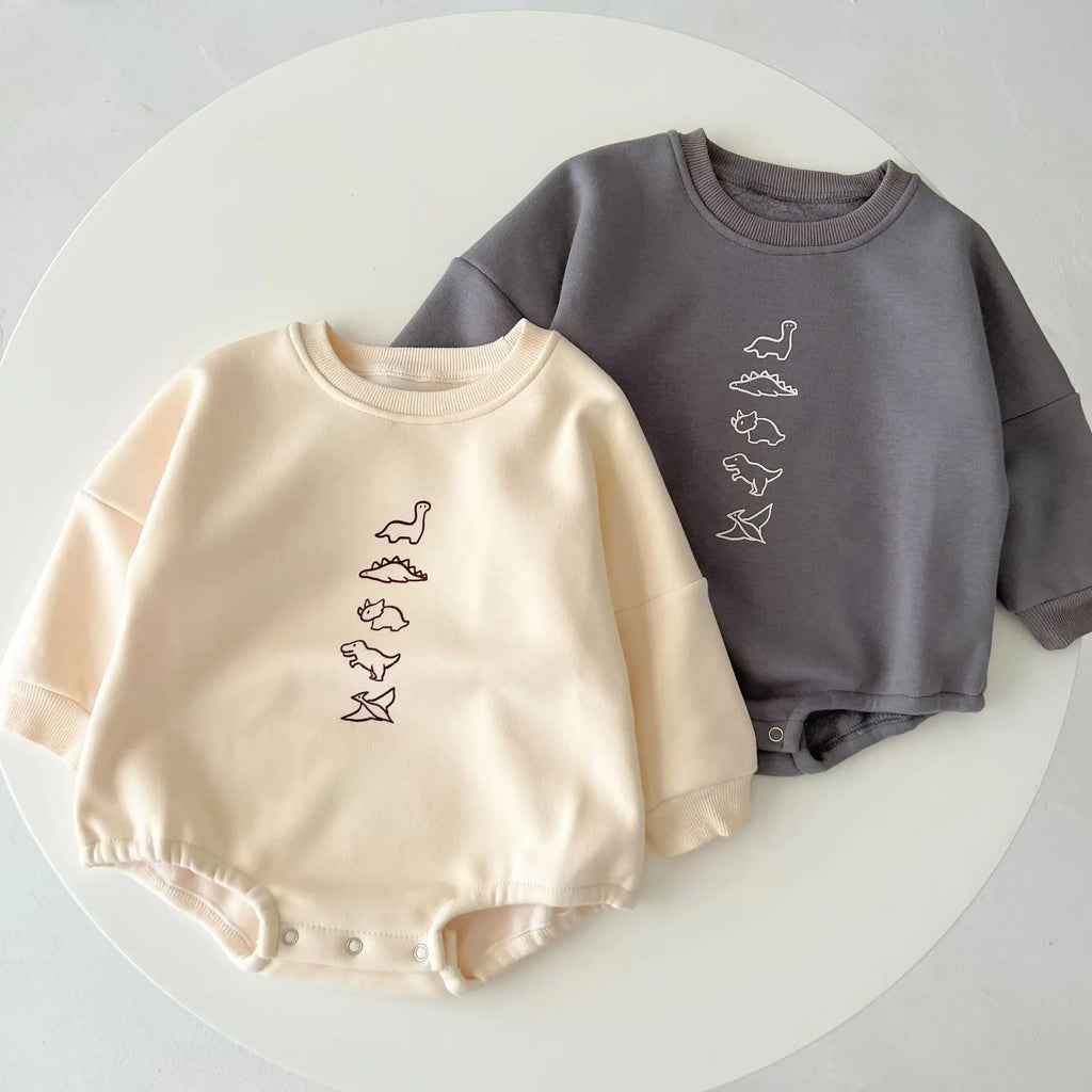 Dinosaur Sweatshirt Bodysuit