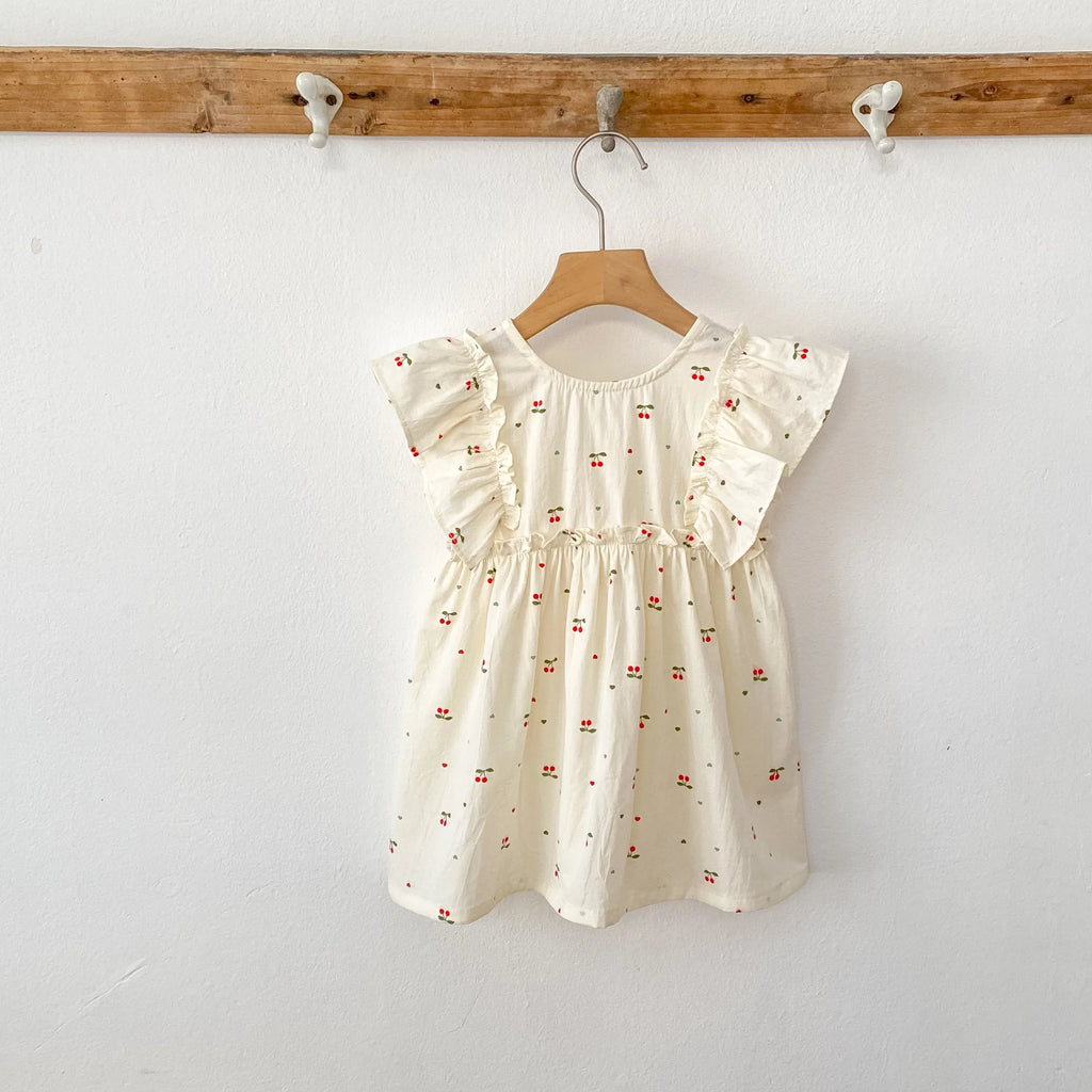 Sister Cherry Print Outfit