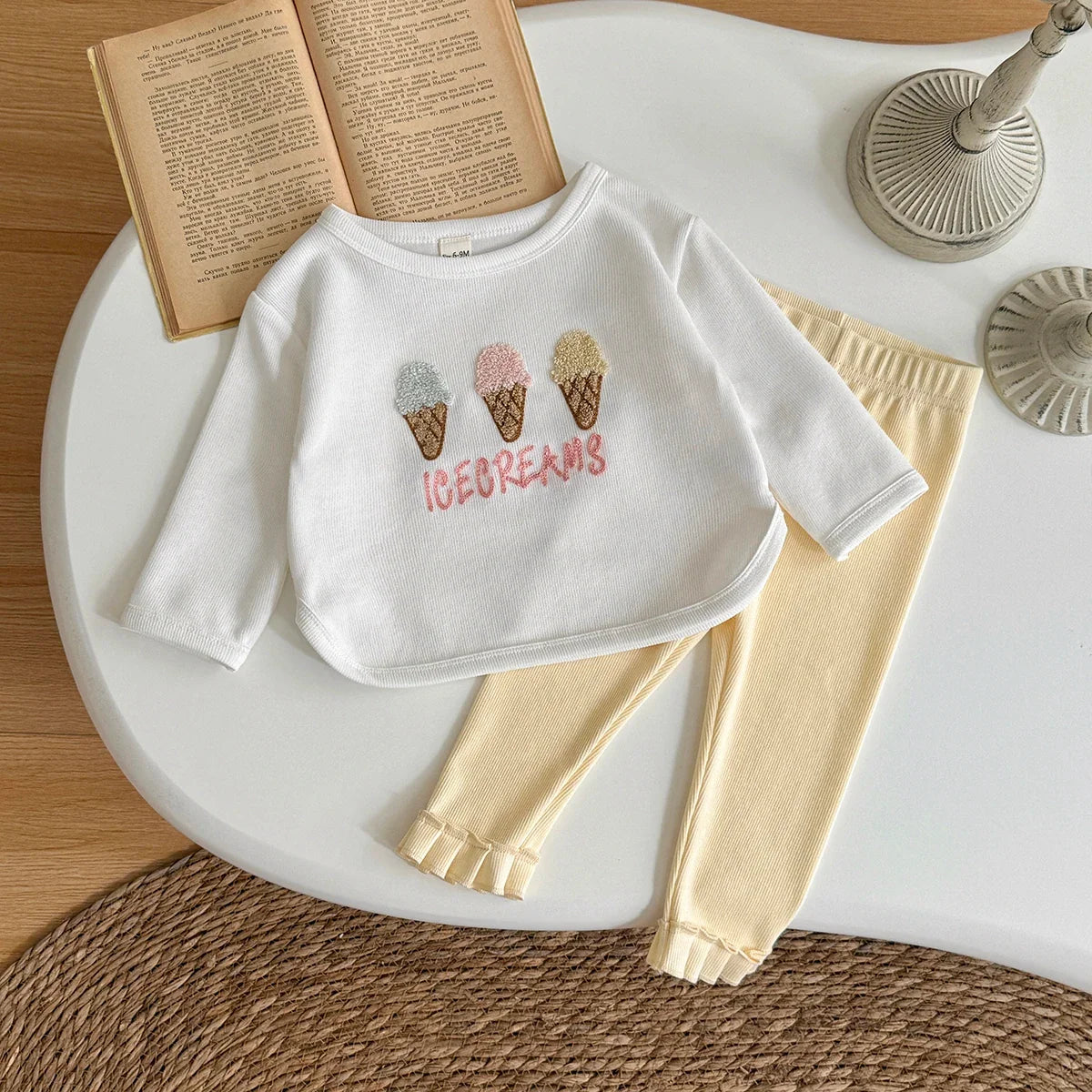 Pastel Ice Cream Set