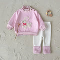 Plush Bunny Rabbit Sweater Set